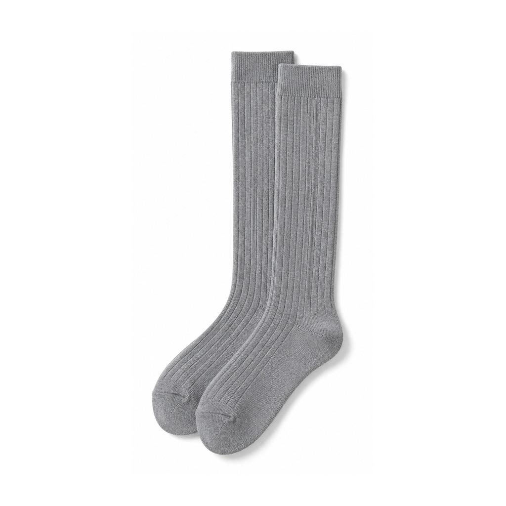 Silver/Grey Knee Socks