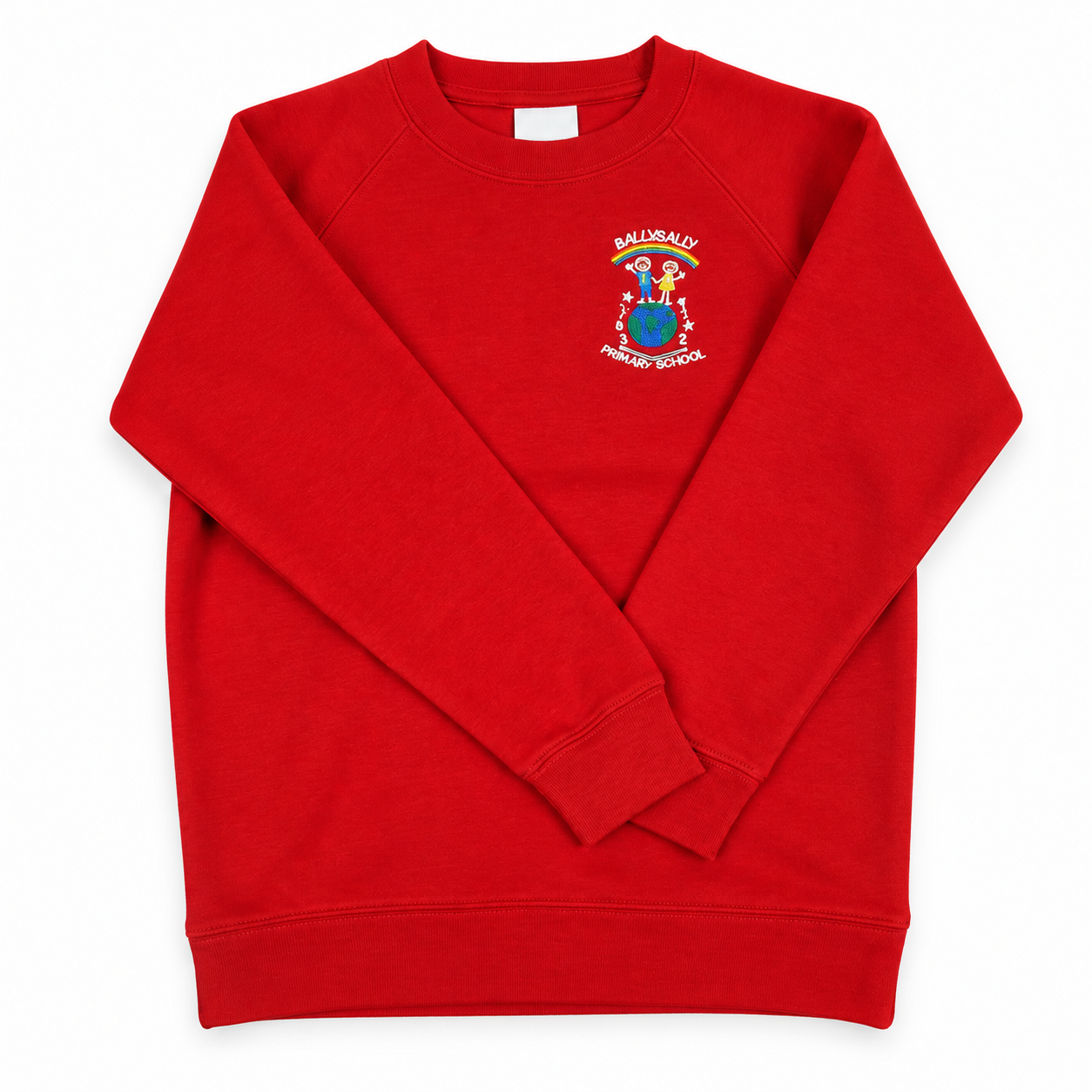 Ballysally Primary School Scarlet Crew Neck Sweatshirt