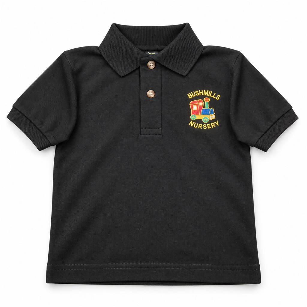 Bushmills Nursery Black Polo Shirt