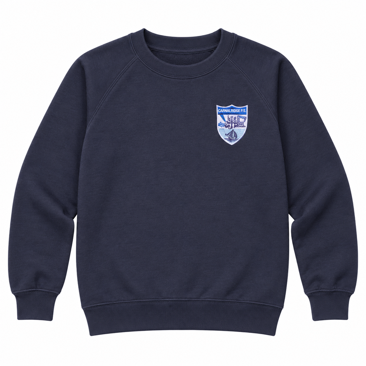 Carnalridge Primary School Ink Blue Crew Neck Sweatshirt