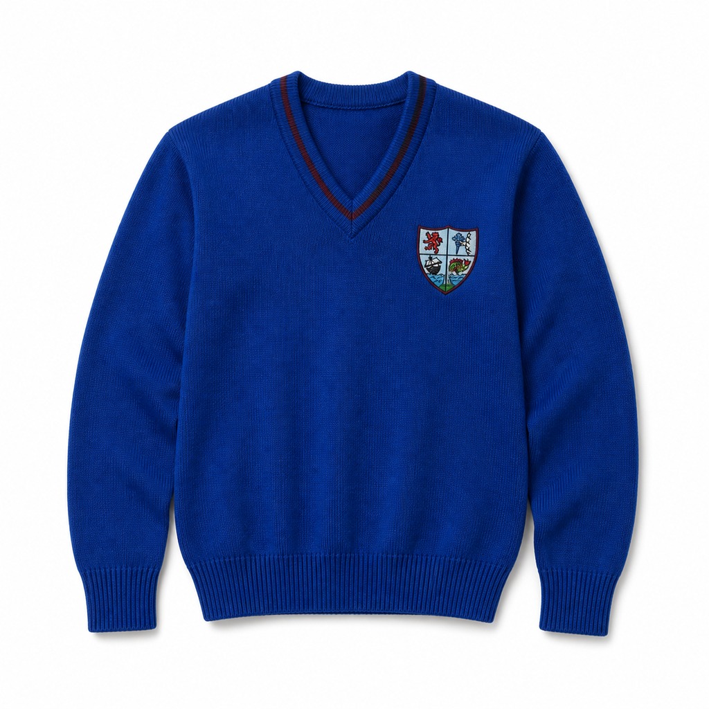 Dalriada School Royal V Neck Jumper