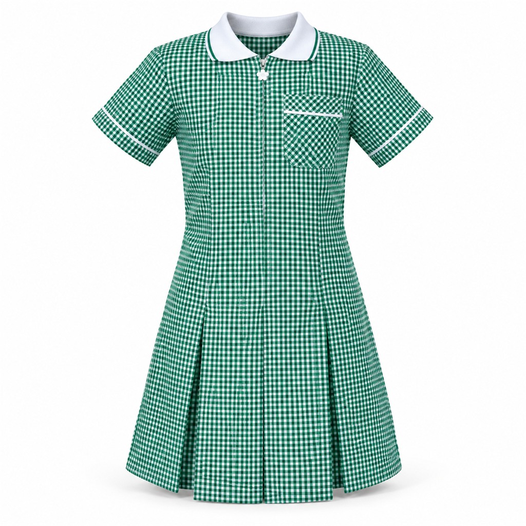 Bottle Green Tru Form Mini Star Dress