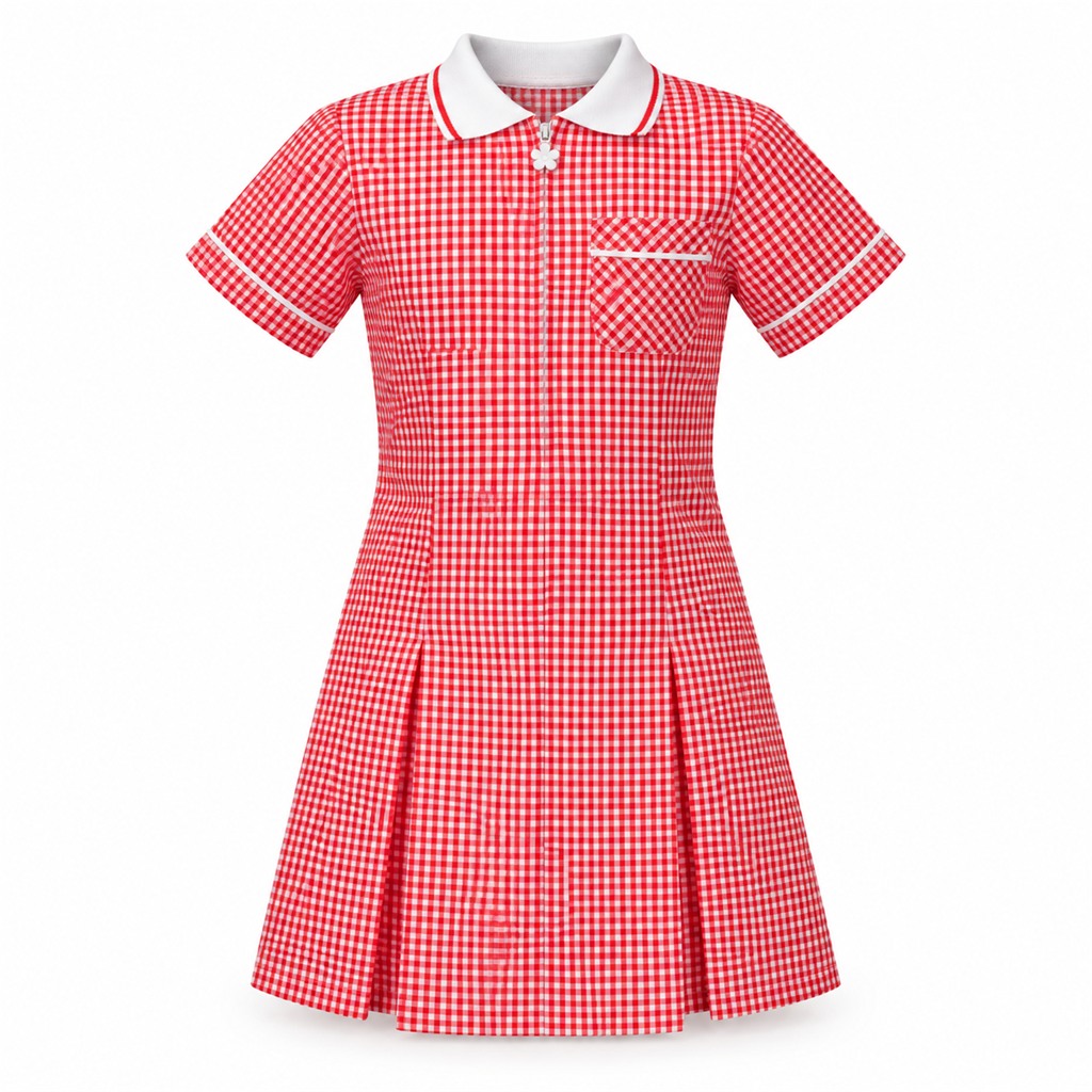 Red Tru Form Mini Star Dress