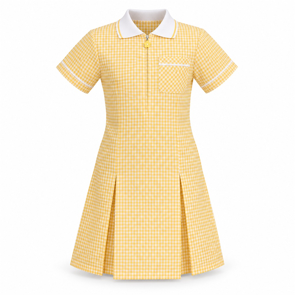 Yellow Tru Form Mini Star Dress