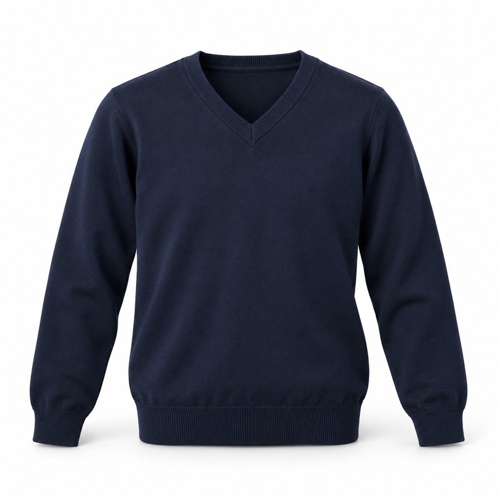 Navy Cot Blend Jumper