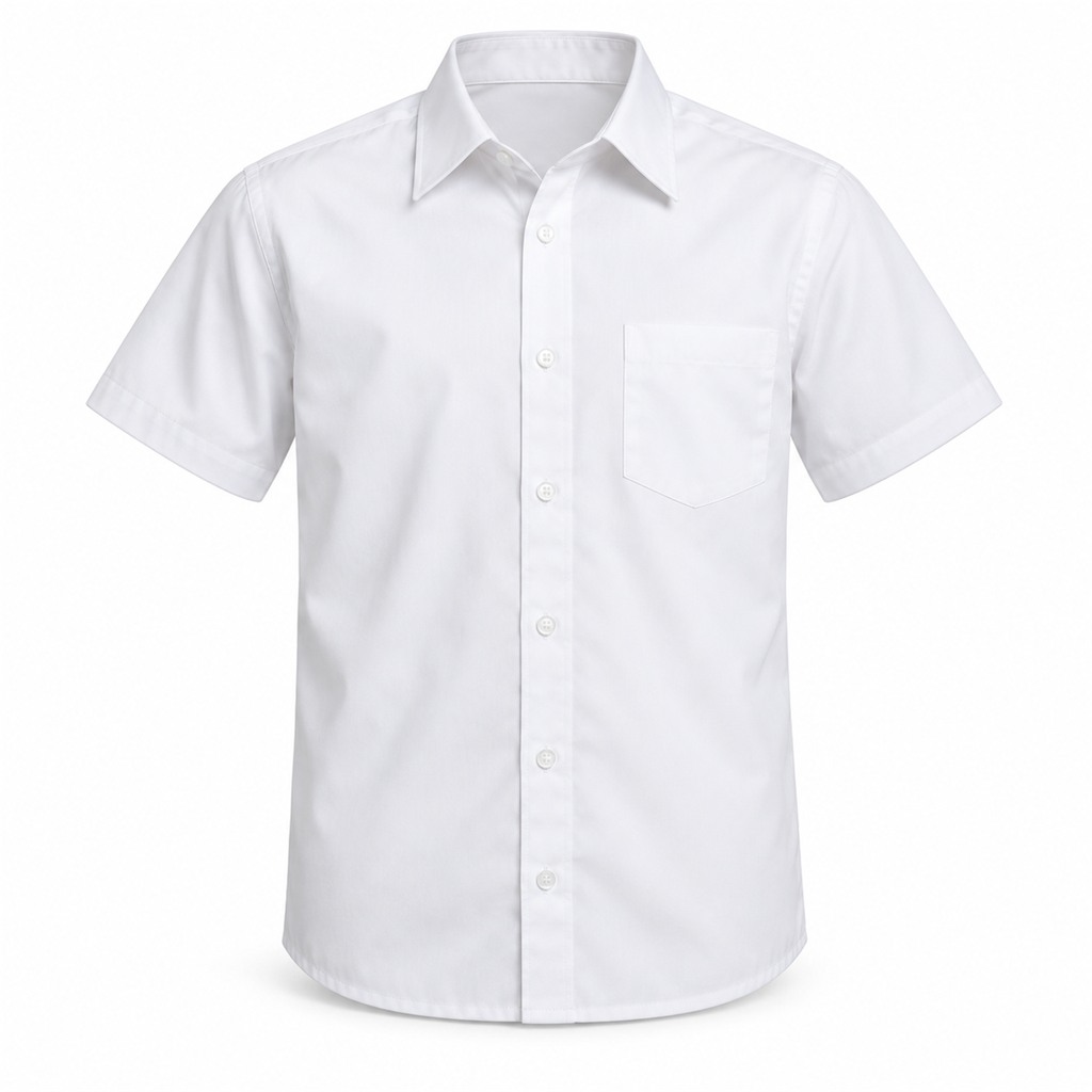 White 2 Pack Short Sleeve Non Iron Shirt
