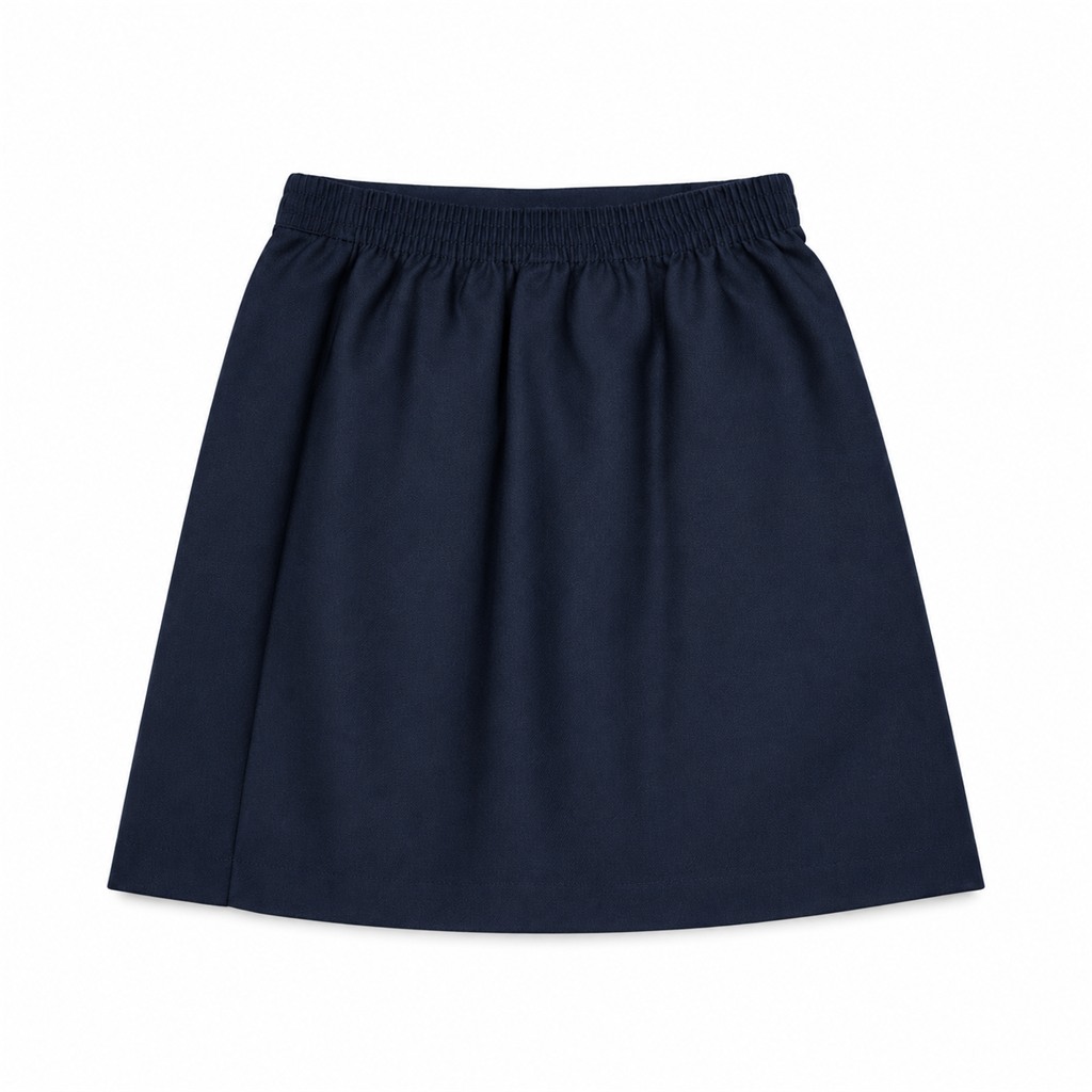 Navy Banner Amber A-line Skirt