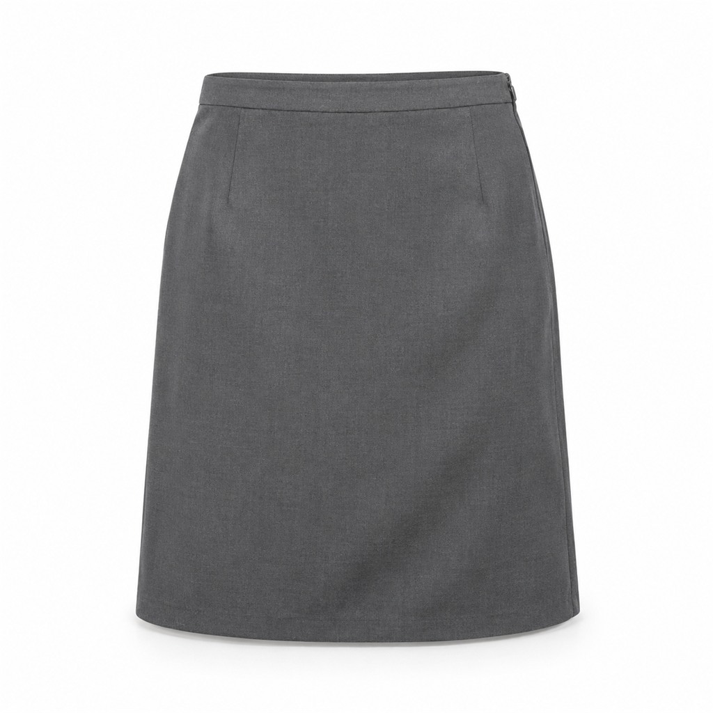Grey Whites Skirt Straight