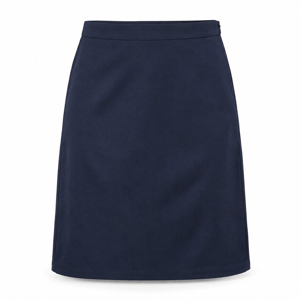 Navy Whites Skirt Straight