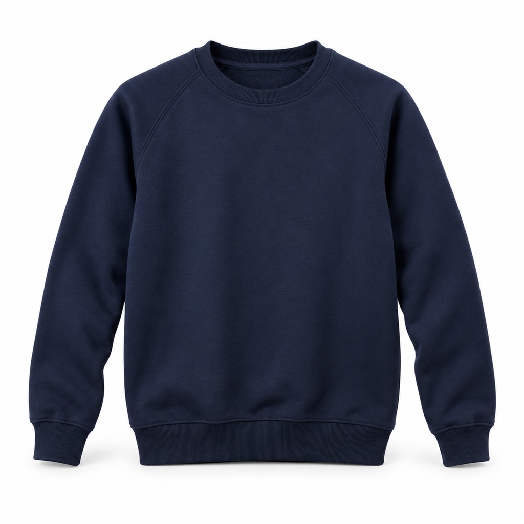 Ink Blue 260g Crew Neck Sweatshirt