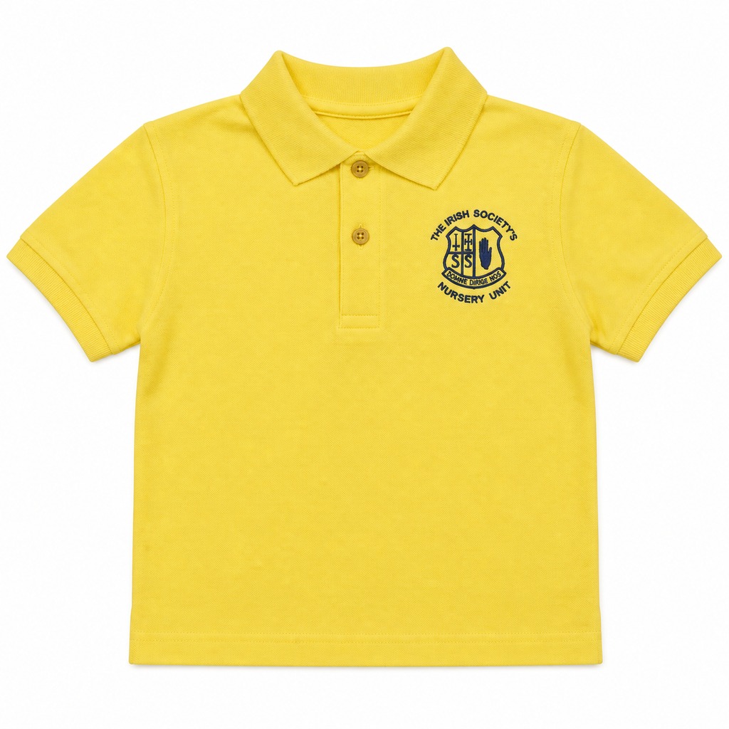 The Irish Society Nursery Unit Yellow Polo Shirt