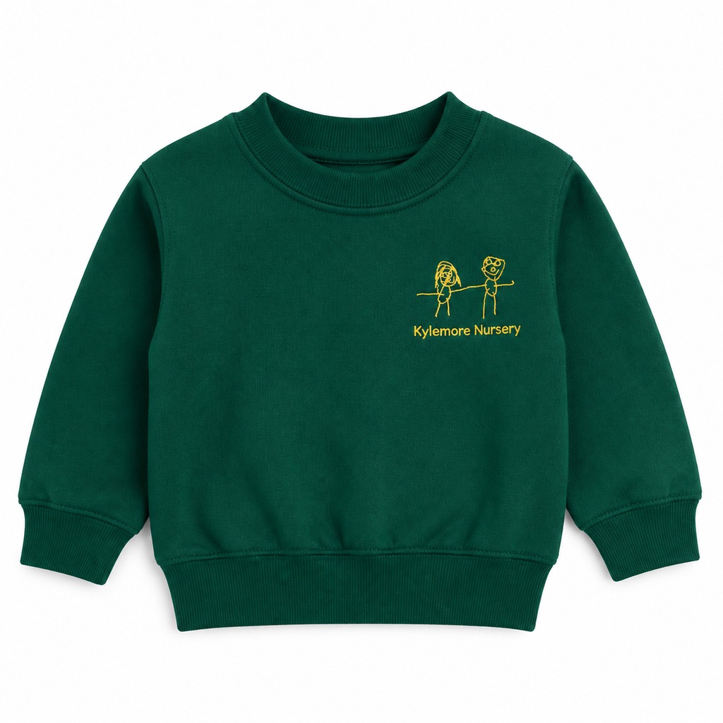 Kylemore Nursery Emerald Green Crew Neck Sweatshirt