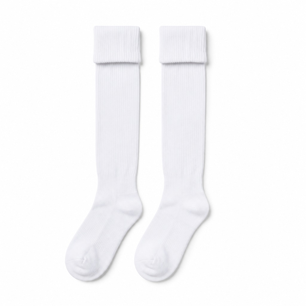 Limavady Grammar School Plain White Playing Socks