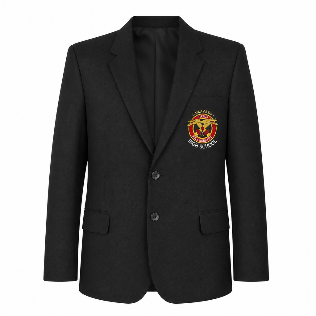 Limavady High School blazer from the Heart & Home school range